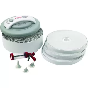 Nesco American Harvest Snackmaster 6-Tray Dehydrator and Jerky Maker in White