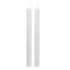 Northlight Set 2-White Wax Flameless Taper Christmas Candles 12 in.