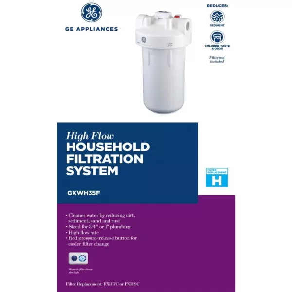 GE Whole House Water Filtration System