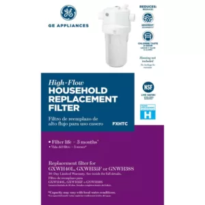 GE Whole House Water Filtration System and Filter