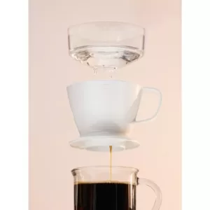 OXO Good Grips 1.5-Cup White Pour-Over Coffee Maker