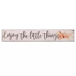 Pinnacle Enjoy The Little Things Rustic Wood Sign