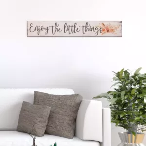 Pinnacle Enjoy The Little Things Rustic Wood Sign