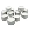 Stonebriar Collection White Unscented Long Burning Tealight Candles - 8 Hours (100-Pack)