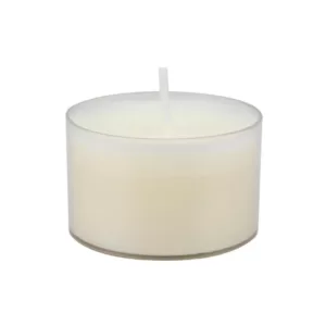 Stonebriar Collection Unscented Long Burning Clear Cup Tealight Candles (96-Pack)