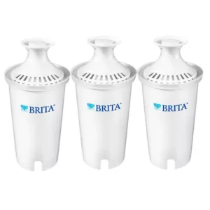 Brita Replacement Water Filter Cartridge for Water Pitcher and Dispensers (3-Pack), BPA Free