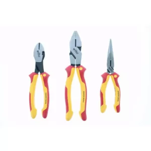 Wiha Insulated Pliers and Cutters Set (3-Piece)