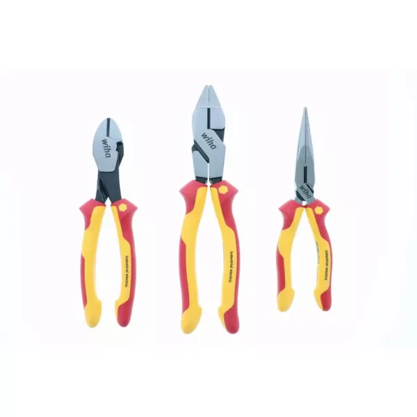 Wiha Insulated Pliers and Cutters Set (3-Piece)