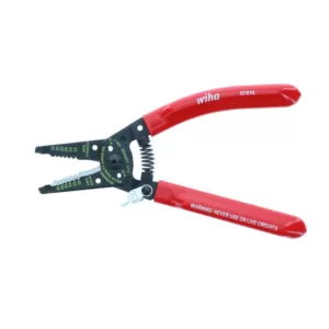 Wiha 7 in. Classic Grip Stripping-Cutting Pliers with Return Spring