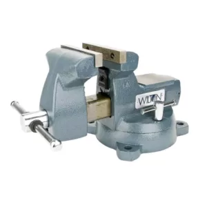 Wilton 6 in. Mechanics Vise with Swivel Base, 4-2/16 in. Throat Depth