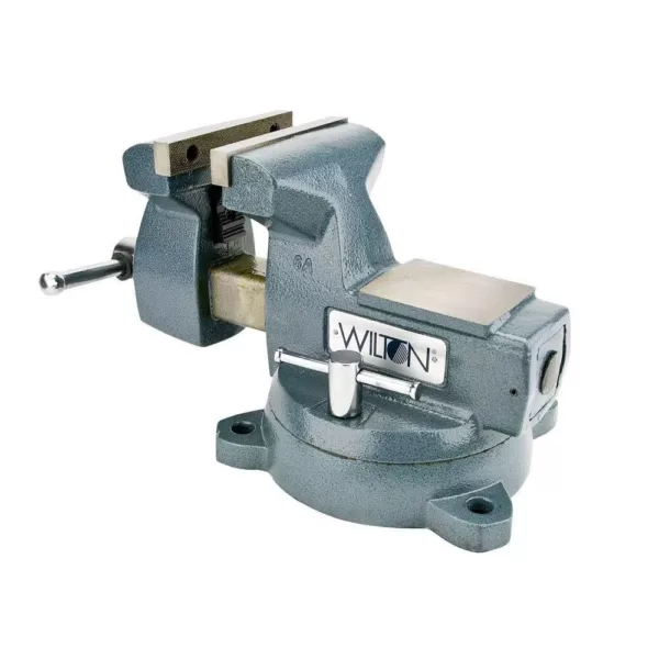 Wilton 6 in. Mechanics Vise with Swivel Base, 4-2/16 in. Throat Depth