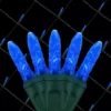 Wintergreen Lighting 48 in. x 72 in. 100-Light M5 LED Blue Net Light Set