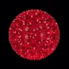 Wintergreen Lighting 6 in. 70-Light LED Red Decorative Starlight Sphere