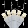 Wintergreen Lighting SoftTwinkle 7 ft. 70-Light LED Warm White Icicle Light Set