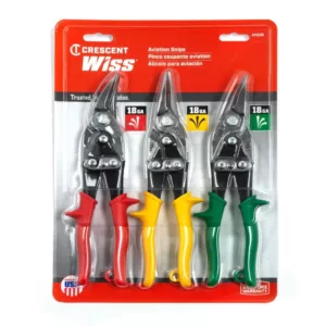 Wiss Straight-Cut Aviation Snip (3-Pack)