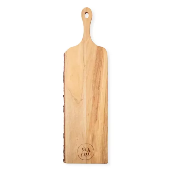 Cathy's Concepts Let's Eat Live Edge Mango Wood Serving Board