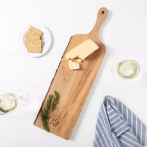 Cathy's Concepts Let's Eat Live Edge Mango Wood Serving Board