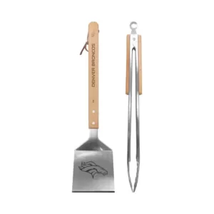 sportsvault Denver Broncos 2-Piece BBQ Utensil Set