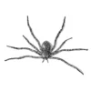 Worth Imports 35 in. Silver and Black Spider Halloween Prop (Set of 2)