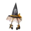 Worth Imports 28 in. Halloween Hanging Witch Hat with Legs