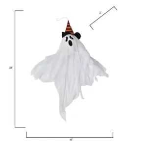 Worth Imports 28 in. Halloween Light Up Hanging Ghost (Set of 2)