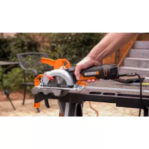 Worx WorxSaw 4-1/2 in. 4.5 Amp Compact Circular Saw