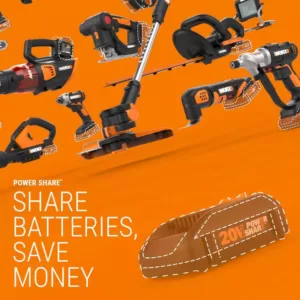 Worx POWER SHARE 20-Volt Axis Cordless Reciprocating and Jig Saw (Tool Only)