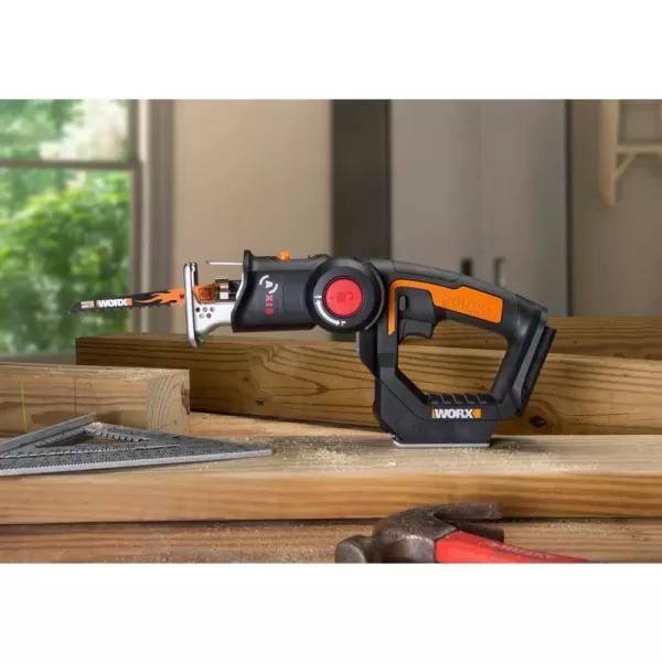 Worx POWER SHARE 20-Volt Axis Cordless Reciprocating and Jig Saw (Tool Only)