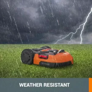 Worx POWER SHARE 20-Volt 7 in. 4.0 Ah Lithium-Ion Robotic Landroid M Mower, Brushless Wheel Motors, Wifi Plus Phone App