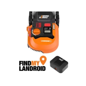 Worx POWER SHARE 20-Volt 7 in. Robotic Landroid Mower, Brushless Wheel Motors, Wifi Plus Phone App with GPS Module Included