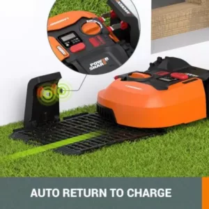 Worx POWER SHARE 20-Volt 9 in. Robotic Landroid Mower, Brushless Wheel Motors with Wifi Plus Phone App