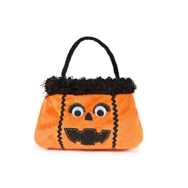 Xia Home Fashions 7 in. x 7 in. x 13 in. Jack-O-Lantern Halloween Treat Bag