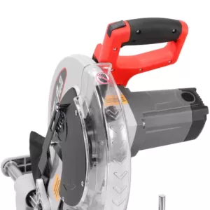 XtremepowerUS 15 Amp 12 in. 4,000 RPM Corded Single-Bevel Sliding Compound Miter Saw