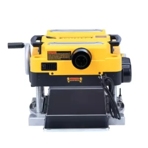 DEWALT 15 Amp Corded 13 in. Heavy-Duty 2-Speed Thickness Planer with (3) Knives, In Feed Table and Out Feed Table