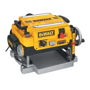 DEWALT 15 Amp 13 in. Heavy-Duty 2-Speed Thickness Planer with Knives and Tables and Planer Stand