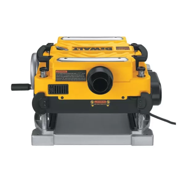 DEWALT 15 Amp 13 in. Heavy-Duty 2-Speed Thickness Planer with Knives and Tables and Planer Stand