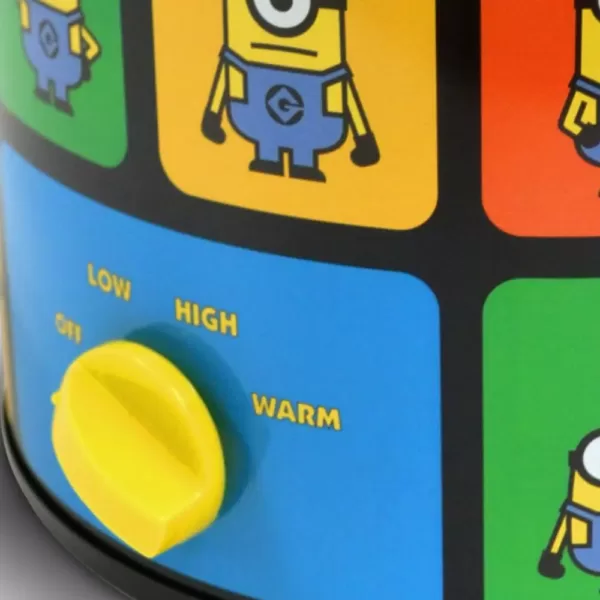 Uncanny Brands Minions 2 Qt. Slow Cooker Yellow