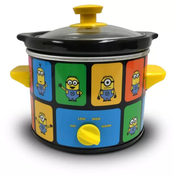 Uncanny Brands Minions 2 Qt. Slow Cooker Yellow