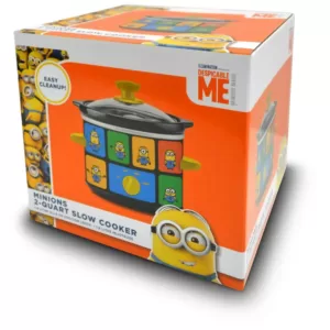 Uncanny Brands Minions 2 Qt. Slow Cooker Yellow