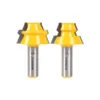 Yonico Lock Miter 22.5 1/2 in. Shank Carbide Tipped Router Bit Set (2-Piece)