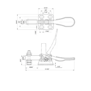 Yost 30110 Small Toggle Clamp (4-Piece)