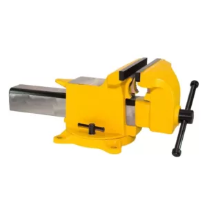 Yost 10 in. High Visibility All Steel Utility Workshop Bench Vise