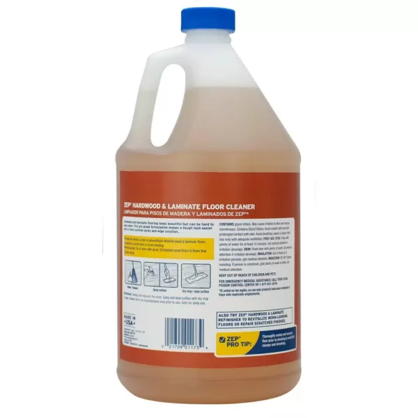 ZEP 1 Gallon Hardwood and Laminate Floor Cleaner (Case of 4)