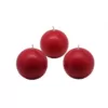 Zest Candle 2 in. Red Ball Candles (Box of 12)