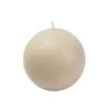 Zest Candle 4 in. Ivory Ball Candles (2-Box)