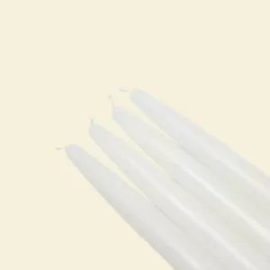 Zest Candle 6 in. White Taper Candles (12-Set)