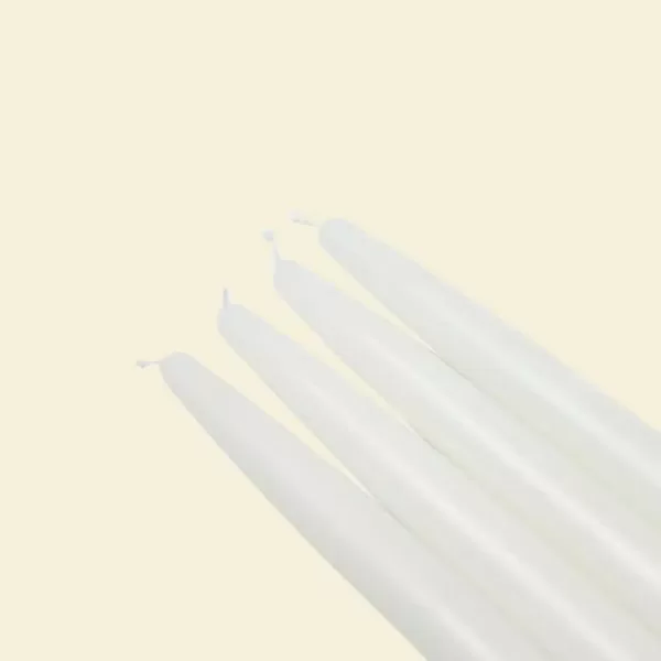 Zest Candle 6 in. White Taper Candles (12-Set)