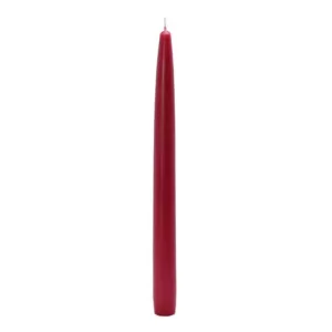 Zest Candle 10 in. Red Taper Candles (12-Set)