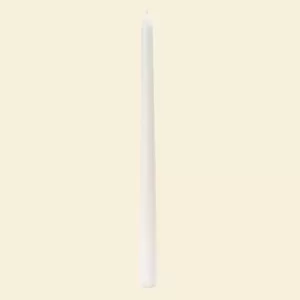 Zest Candle 12 in. White Taper Candles (12-Set)