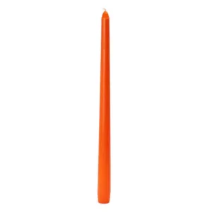 Zest Candle 12 in. Orange Taper Candles (12-Set)